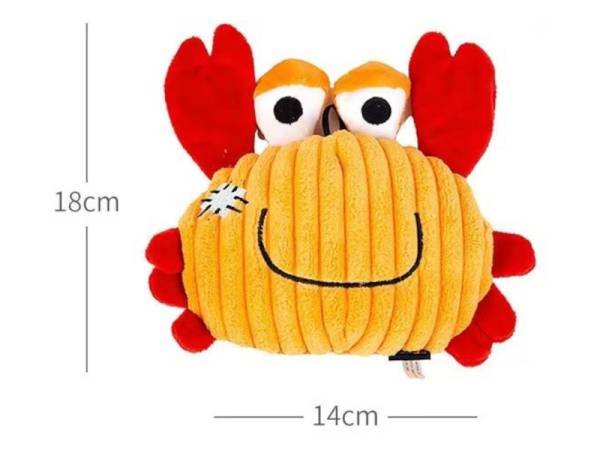 8978519 - Accesorio mascotas Peluche cangrejo 18x14
