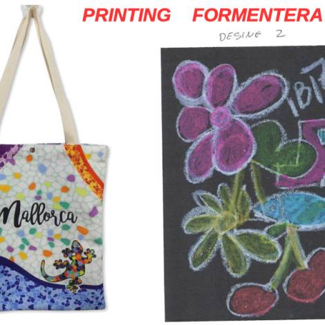 8978538 - Sa.co shopping bag 33x40 desing 2 Formentera same 8977369