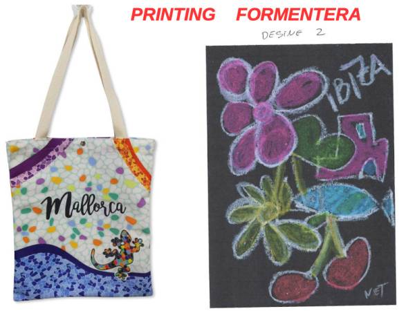 8978538 - Sa.co shopping bag 33x40 desing 2 Formentera same 8977369
