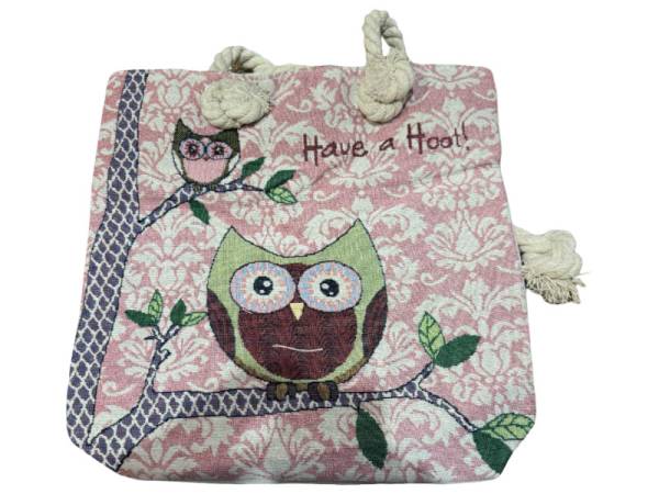 8978568 - Sa.co bolso 5000 5 búhos flor hojas 35x34 cm