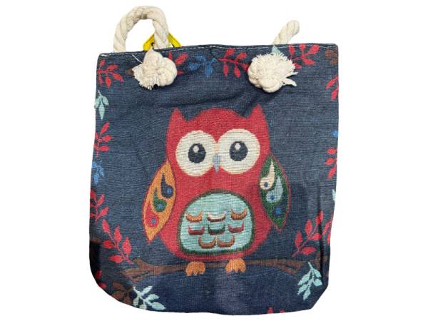 8978573 - Sa.co bolso buho tronco rojo 35x34 cm