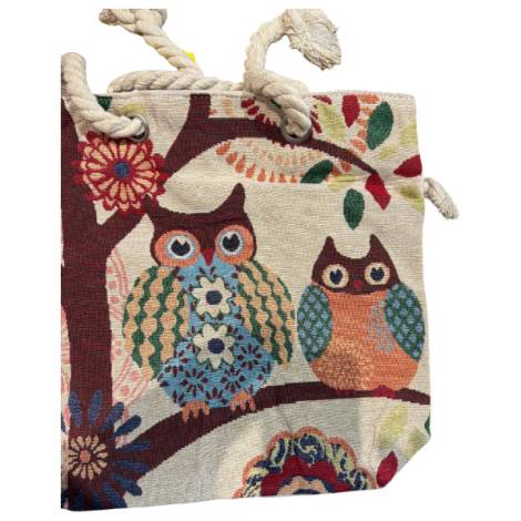 8978574 - Sa.co bolso buho forever you flores 35x34 cm