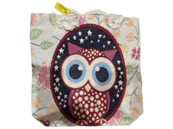 8978578 - Sa.co bolso 3 buho color flor 35x34 cm
