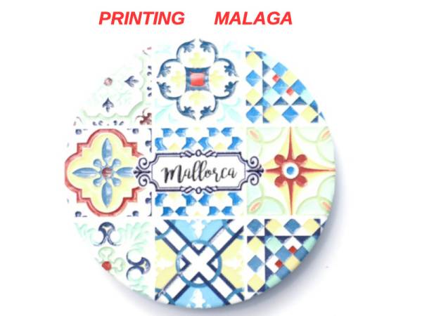 8978584 - Iman ceramica redondo relieve n3 malaga