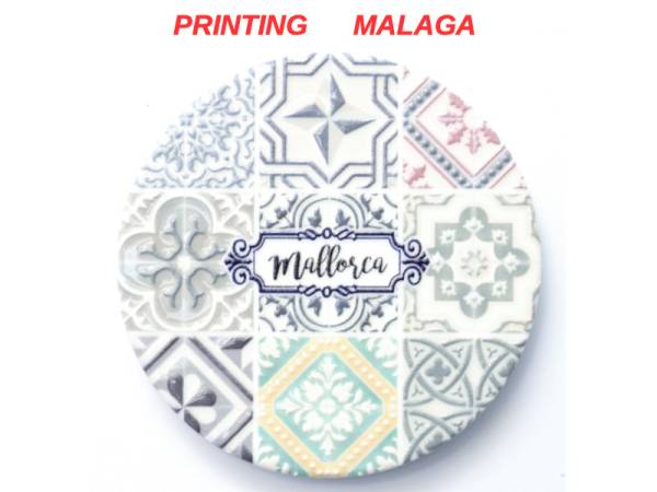 8978586 - Iman ceramica redondo relieve n5 malaga