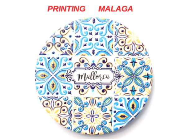 8978588 - Iman ceramica redondo relieve n7 malaga