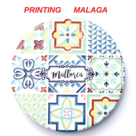 8978589 - Iman ceramica redondo relieve n8 malaga