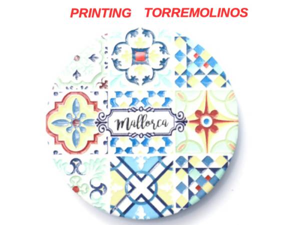 8978596 - Iman ceramica redondo relieve n3 torremolinos
