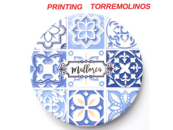 8978599 - Iman ceramica redondo relieve n6 torremolinos