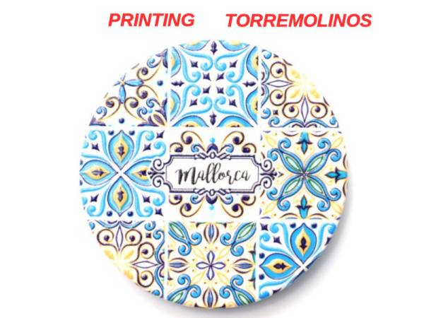 8978600 - Iman ceramica redondo relieve n7 torremolinos