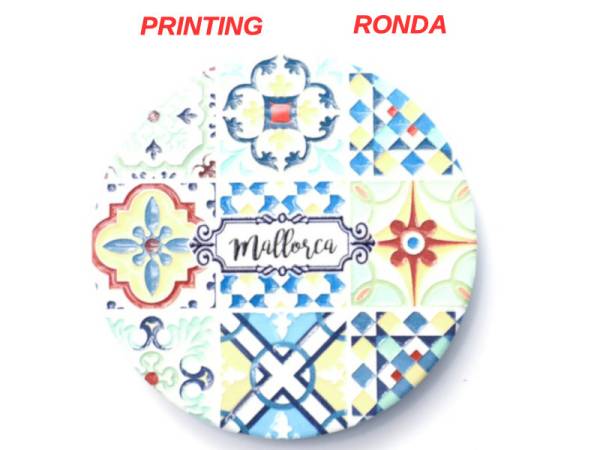 8978608 - Iman ceramica redondo relieve n3 ronda