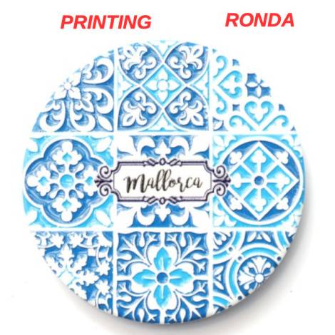 8978609 - Iman ceramica redondo relieve n4 ronda