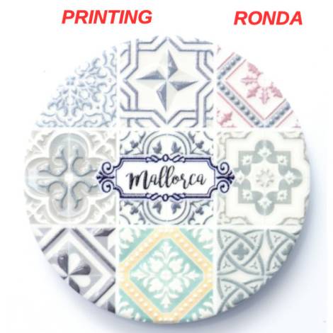 8978610 - Iman ceramica redondo relieve n5 ronda
