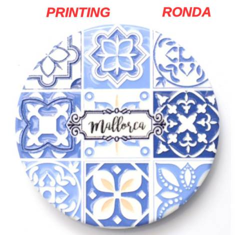 8978611 - Iman ceramica redondo relieve n6 ronda