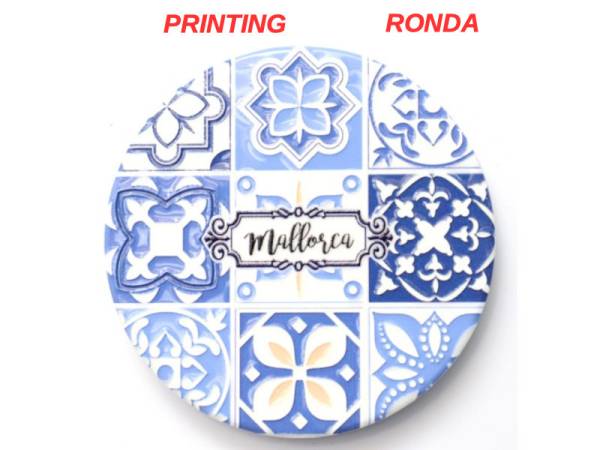 8978611 - Iman ceramica redondo relieve n6 ronda