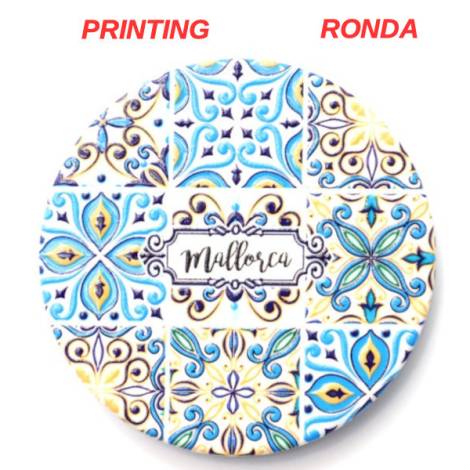 8978612 - Iman ceramica redondo relieve n7 ronda