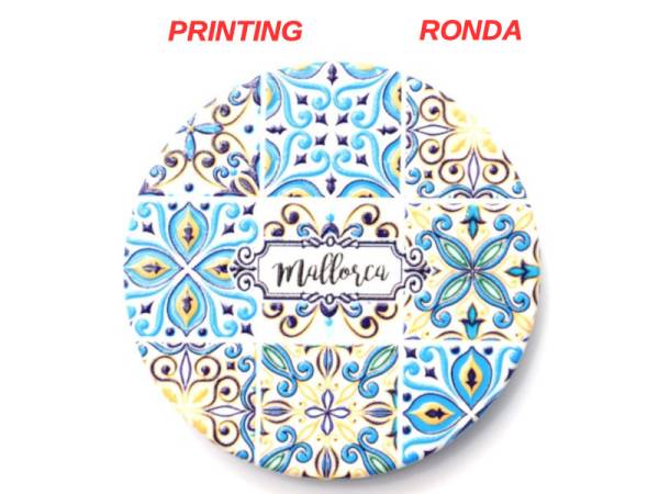 8978612 - Iman ceramica redondo relieve n7 ronda