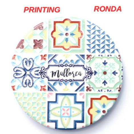 8978613 - Iman ceramica redondo relieve n8 ronda