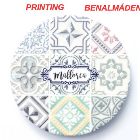 8978622 - Iman ceramica redondo relieve n5 Benalmádena