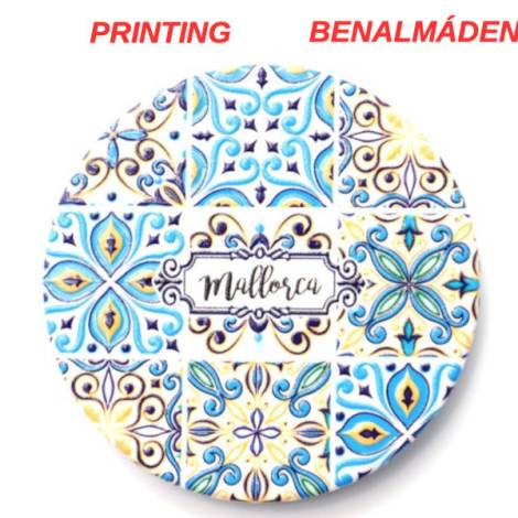 8978624 - Iman ceramica redondo relieve n7 Benalmádena