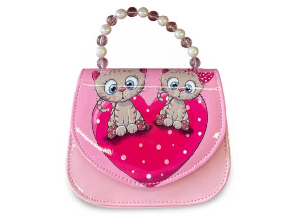 8978639 - Sa.co bolso infantil gatos corazón 15x13x16 cm