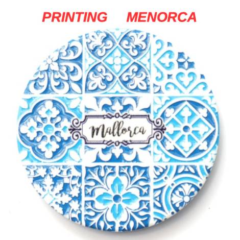 8978644 - Iman ceramica redondo relieve n4 menorca
