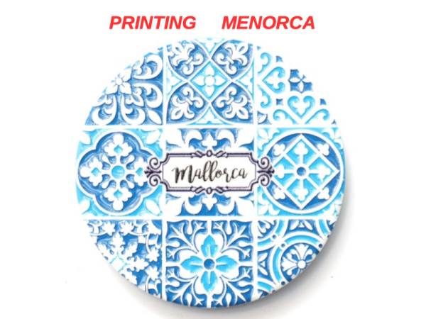 8978644 - Iman ceramica redondo relieve n4 menorca