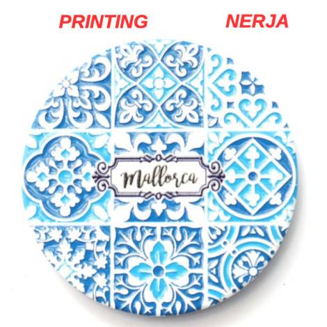8978650 - Iman ceramica redondo relieve n4 Nerja