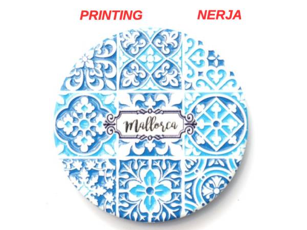 8978650 - Iman ceramica redondo relieve n4 Nerja