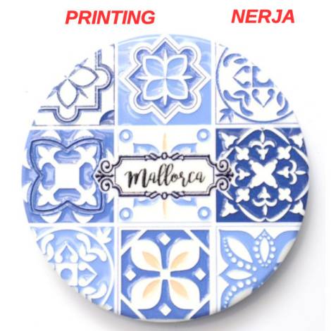 8978652 - Iman ceramica redondo relieve n6 Nerja