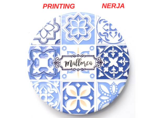8978652 - Iman ceramica redondo relieve n6 Nerja