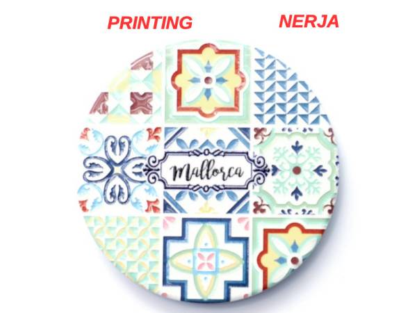 8978654 - Iman ceramica redondo relieve n8 Nerja