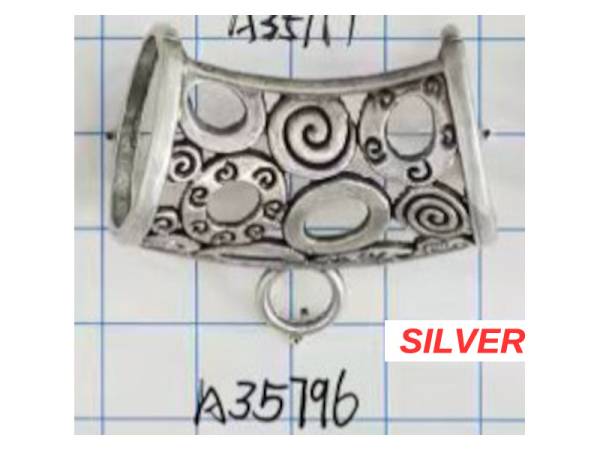 8978775 - Accessories 31.8x25mm A35796 silver