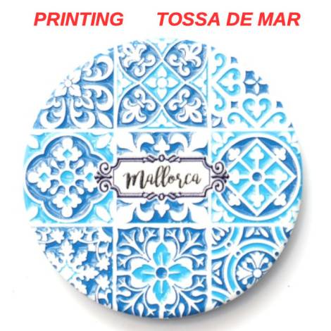 8978784 - Iman ceramica redondo relieve n4 Tossa de mar
