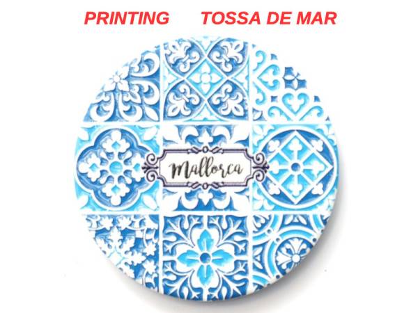 8978784 - Iman ceramica redondo relieve n4 Tossa de mar