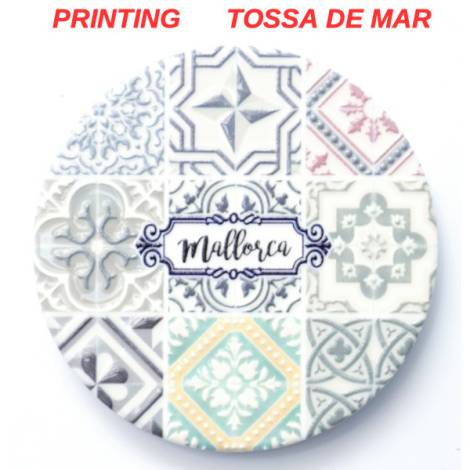 8978785 - Iman ceramica redondo relieve n5 Tossa de mar