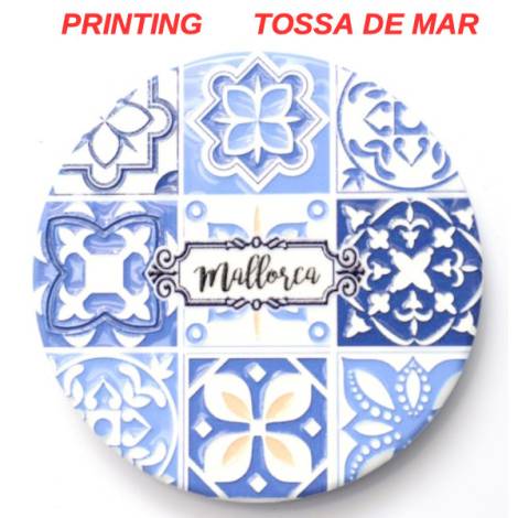 8978786 - Iman ceramica redondo relieve n6 Tossa de mar