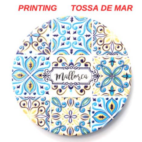8978787 - Iman ceramica redondo relieve n7 Tossa de mar