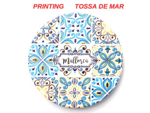 8978787 - Iman ceramica redondo relieve n7 Tossa de mar