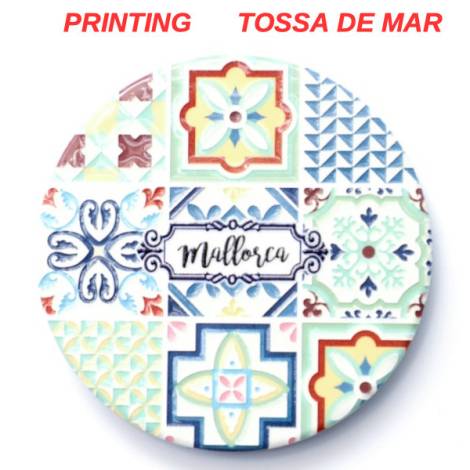 8978788 - Iman ceramica redondo relieve n8 Tossa de mar