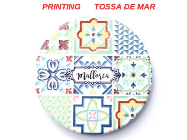 8978788 - Iman ceramica redondo relieve n8 Tossa de mar