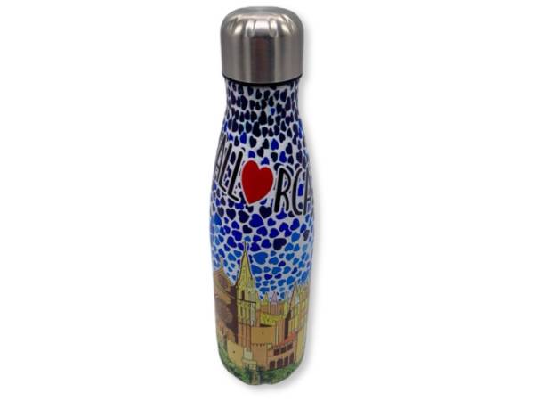 9021262 - Botella reutilizable aluminio desing cc Mallorca 500 ml