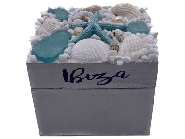 905175 - Caja cuadrada cristales x905061 ibiza