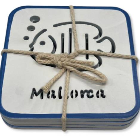 905269 - Posavasos pez ls23-2073c set 4 Mallorca