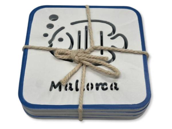 905269 - Posavasos pez ls23-2073c set 4 Mallorca