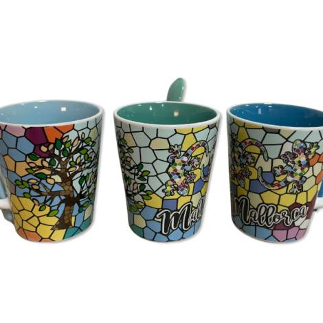 917238 - Taza cuchara decal hw 818/1370 design 1-24 lagartos arbol mallorca