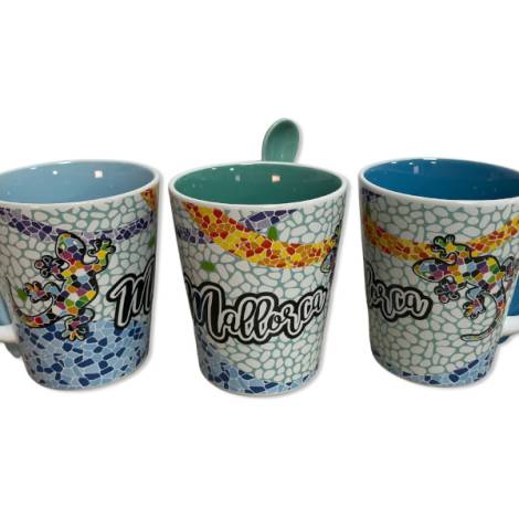 917239 - Taza cuchara decal hw 818/1370 design 2-24 lagartos ondas mallorca