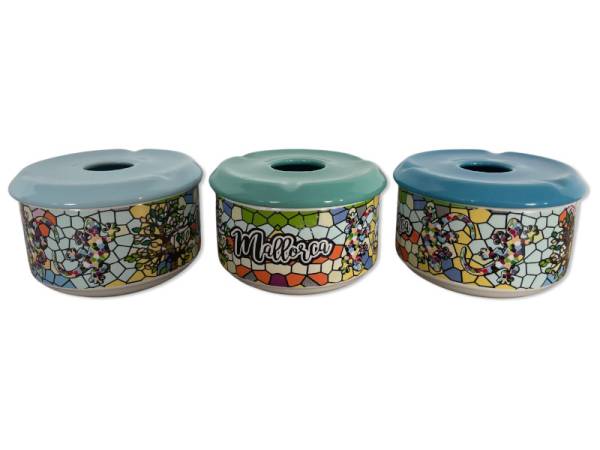 917244 - Cenicero agua p decal hw 2851 design 1-24 lagartos arbol mallorca 9x6cm