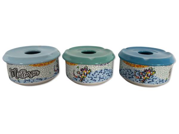 917248 - Cenicero agua g decal hw 2879 design 2-24 lagartos ondas mallorca 11x6.5cm