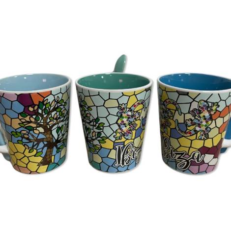 917250 - Taza cuchara decal hw 818/1370 design 1-24 lagartos arbol ibiza